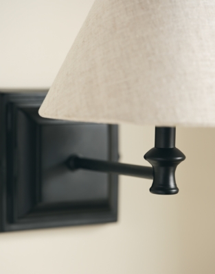 Harris Rechargeable Wall Light – Black