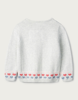 white company baby cardigan