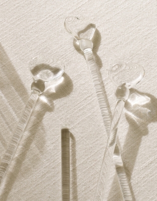 Heart Cocktail Stirrers – Set of 4