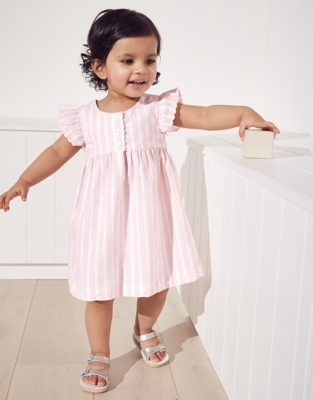 Heart Embroidered Dress | Baby & Children's Sale | The White Company UK