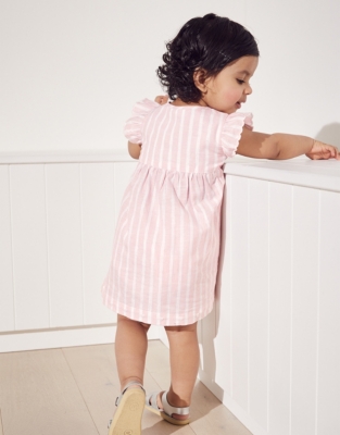 Heart Embroidered Dress | Baby & Children's Sale | The White Company UK