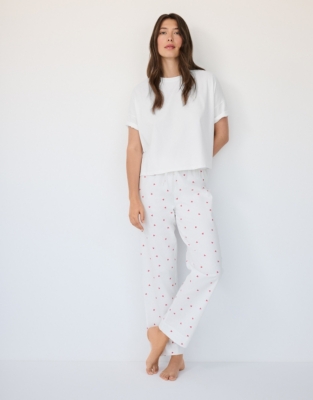 Heart Print Pyjama Set