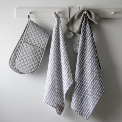 Heart Print Tea Towel – Set of 2