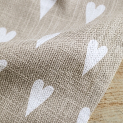 HeartPrint Tea Towels Set of 2 Kitchen Accessories The White