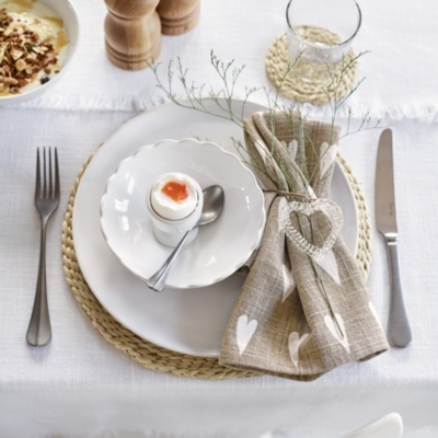 HeartPrint Tea Towels Set Of 2 View All Kitchen & Dining The