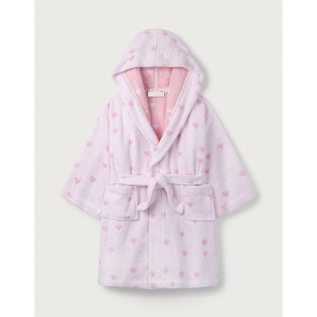 Heart Robe (1-12yrs) | Girls' Nightwear | The  White Company