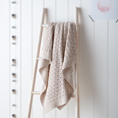 Heirloom Natural Baby Blanket Blankets The White Company US