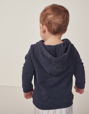 Hello Embroidered Hoodie (0–18mths)