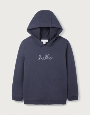 Hello Embroidered Hoodie (18mths–6yrs)