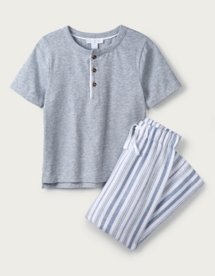 Henley & Stripe Pyjamas (1-12yrs) | Baby & Children's Sale | The White ...