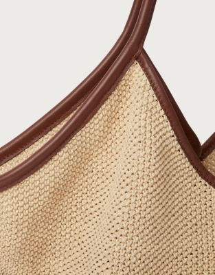 Hereu Calella Raffia Tote Bag
