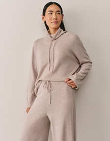 Herringbone Detail Funnel Neck Jumper