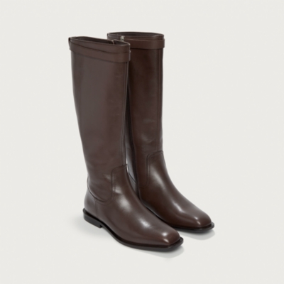 High Leg Leather Riding Boot