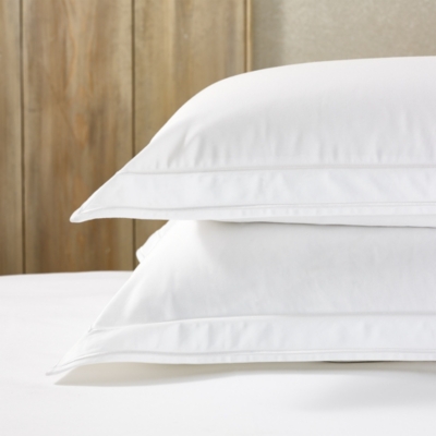 White company store square pillow cases