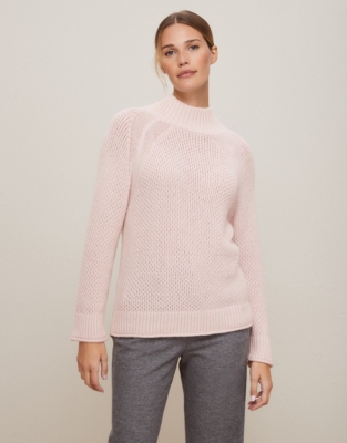 Honeycomb-Stitch Sweater with Alpaca | All Clothing Sale | The White ...