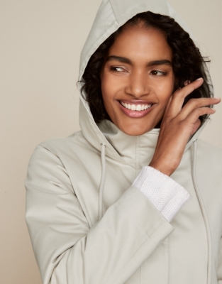 Hooded Rain Mac | Jackets & Coats | The White Company US