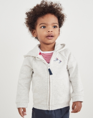 Hooded Zip Sweatshirt (018mths) Baby Boys The White Company US