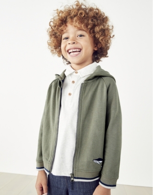 Boys zip sweatshirt best sale
