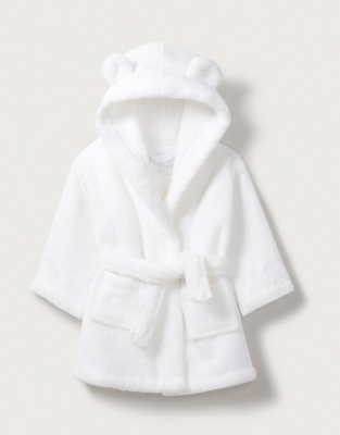 White company baby sales dressing gown