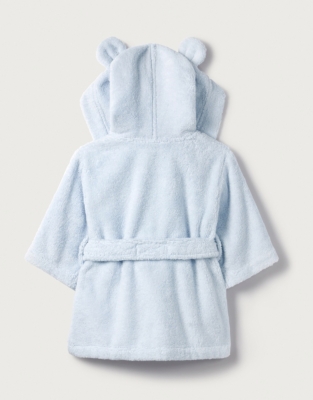 white company baby dressing gown