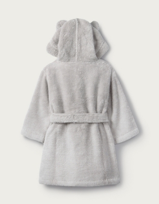 white company baby dressing gown