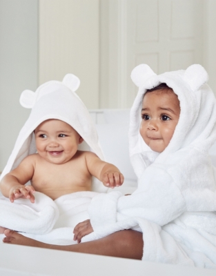 the white company baby towel