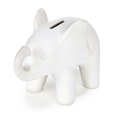 Indy Elephant Money Box Children's Home Sale The White Company UK