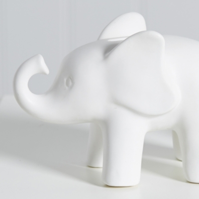 Indy Elephant Money Box Children's Home Sale The White Company UK