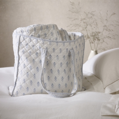 White company shop pillows