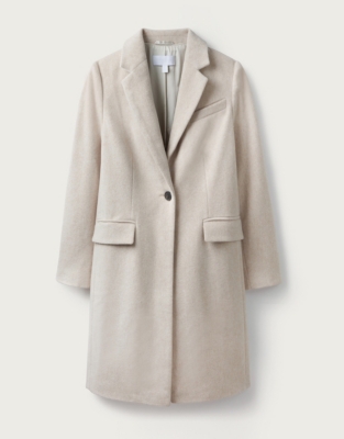 Italian Wool Herringbone Coat | Jackets & Coats | The White Company US