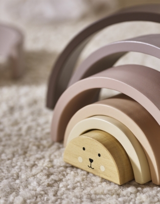 Jabadabado Wooden Stacking Rainbow