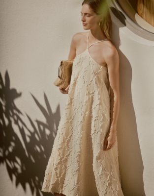 Jacquard Trapeze Dress
