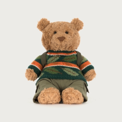 Jellycat Bartholomew Bear Hiking Outfit