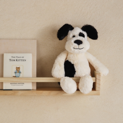 Jellycat Bashful Black & Cream Puppy – Medium