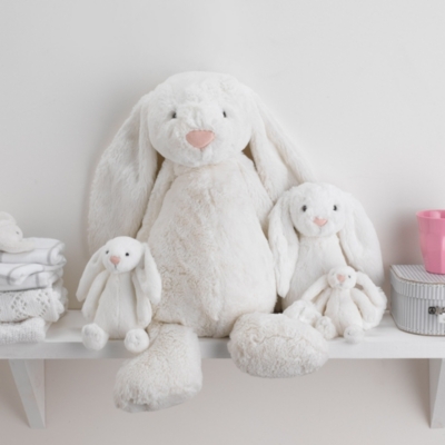 white company jellycat bunny