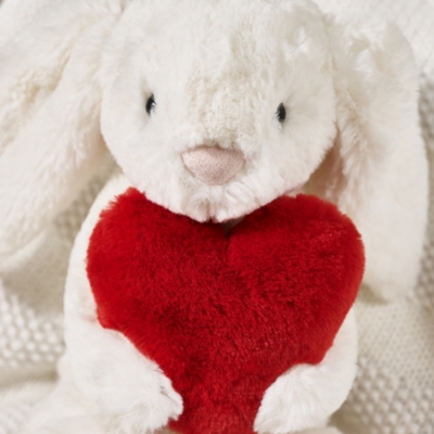 Jellycat Bashful Red Love Heart Bunny – Small