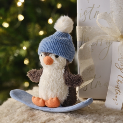 Jellycat Peanut Penguin Snowboarding
