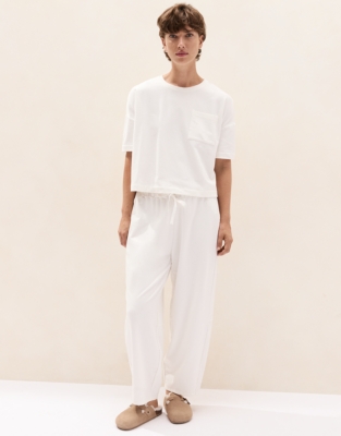 Jersey Barrel Leg Pyjama Set
