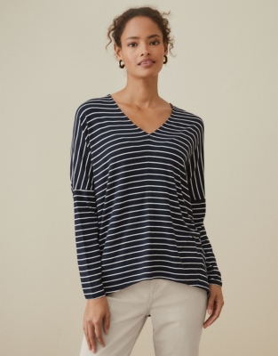 Jersey Batwing Sleeve Top | Clothing Sale | The White Company UK