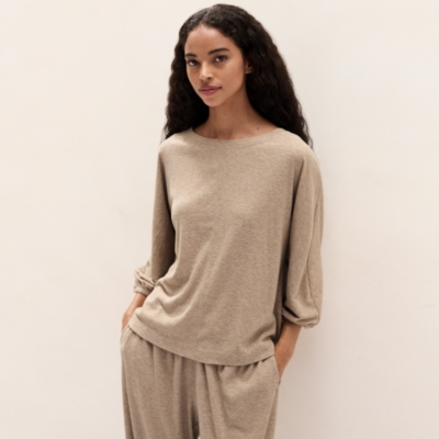 Jersey Brushed Rib Lounge Pyjama Set