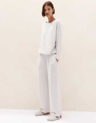 Jersey Brushed Waffle Lounge Pyjama Set