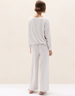 Jersey Brushed Waffle Lounge Pyjama Set
