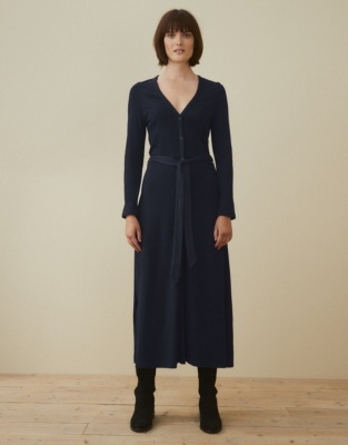 Jersey Button Through dress | Dresses & Skirts | The White Company US