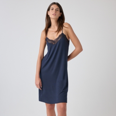 Jersey Cami V-Neck Lace Nightie