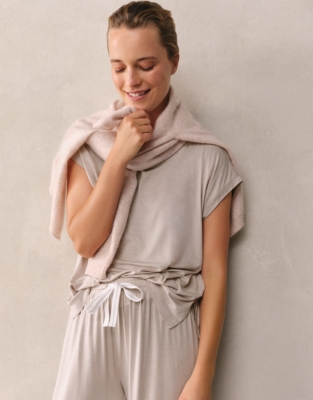 Jersey Cap Sleeve Lounge Pyjama Set
