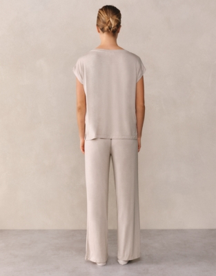 Jersey Cap Sleeve Lounge Pyjama Set