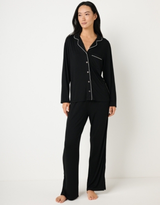 Jersey Classic Piped Pyjama Set