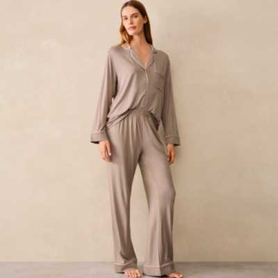 Jersey Classic Piped Pyjama Set