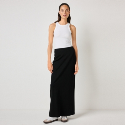 Jersey Column Skirt
