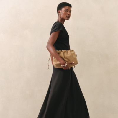 Jersey Draped Waist Dress